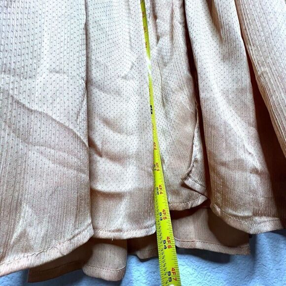 Maxi dress modern ball women gowns gold casual romantic chic flowy Moft  L. - Picture 11 of 16